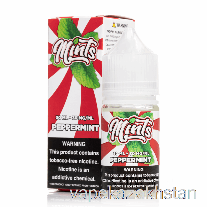 Vape Disposable Peppermint Salts - Mints Vape Co - 30mL 50mg